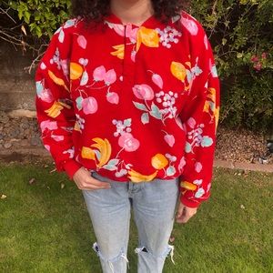 Vintage 80’s Colorful Bomber Jacket
